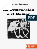 La Destruccion o El Humor - Javier Salvago