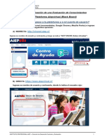 Instructivo para La Creación y Aplicación de Una Evaluación de Conocimientos