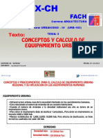 Tema 3A - CALCULO EQUIP. URB