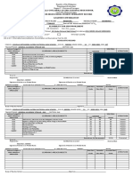 Learning Area/Subjects: Scholastic Record