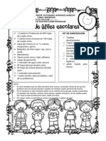 Lista de Útiles 6°