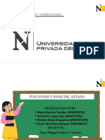 Funciones y Fines Del Estado. (GRUPO 2)