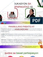 2nd Quarter - Week 6 Mga Sirkumstansya NG Makataong Kilos