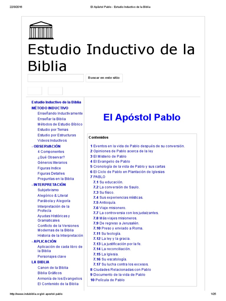 La vida de Pablo en la Biblia | PDF | Pablo el apóstol | Biblia