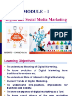 Module - I: Digital and Social Media Marketing