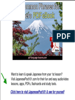 Japanese PDF Lesson 40 Phrases