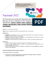 Activdades Censo 2022 - 1°grado