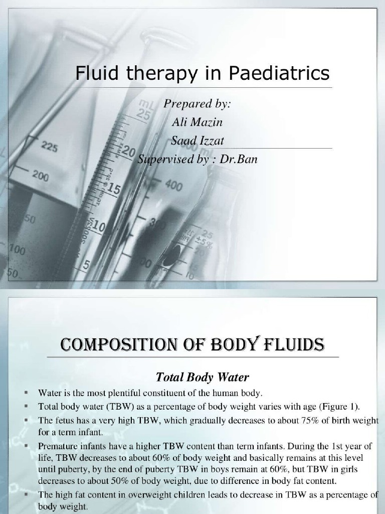 Fluid Therapy in Paediatrics PDF