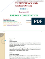 Energy Efficiency and Conservation: Unit 01
