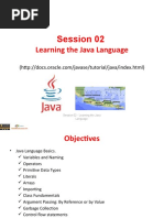 Session02-Learning The Java Language