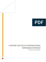 Tesla's global standardization strategy and international expansion