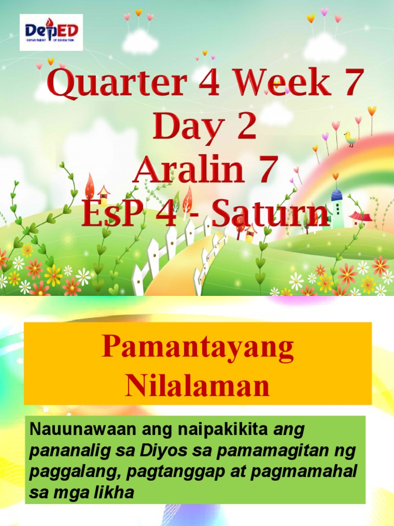 Esp 4 Quarter 4