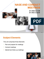 Plan Manage Conduct Meetings 290812