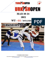 Turkish Open Taekwondo Tournament