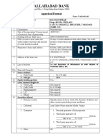 Allahabad Bank: Appraisal Format