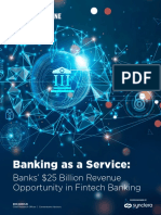 Banking As A Service:: Banks' $25 Billion Revenue Opportunity in Fintech Banking