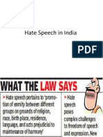 Hate Speech in India