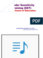 Gender Sensitivity Training (GST) : Department of Education