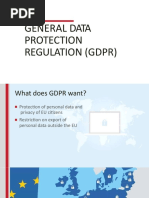 General Data Protection Regulation (GDPR)