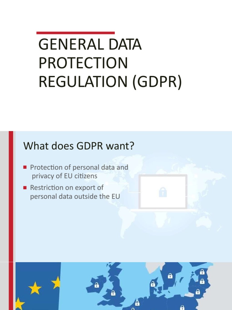 General Data Protection Regulation (GDPR) | PDF | Data Management ...