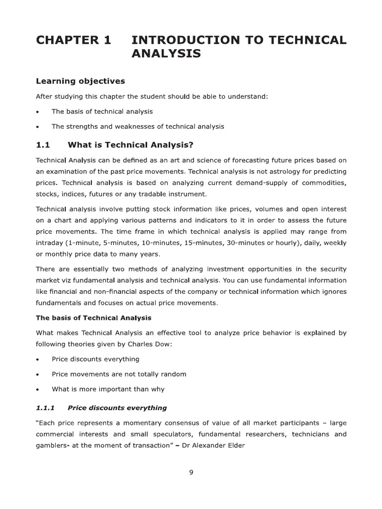 Introduction To Technical Analysis Pdf – ADEX
