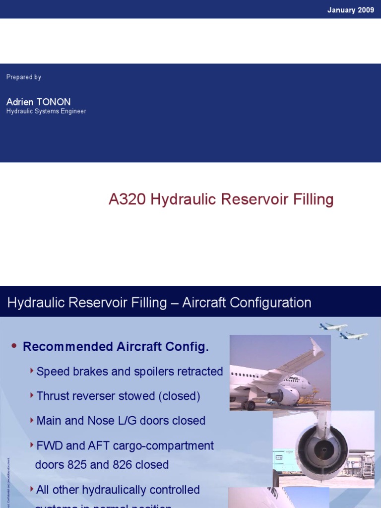 A320 Hydraulic Res Servicing | PDF | Aviation | Mechanical Engineering