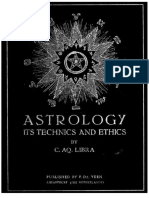 ASTROLOJİ Tekniği Ve Etiği