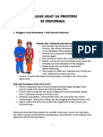 Qdoc - Tips Pakaian Adat 34 Provinsi Di Indonesiadocx