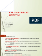 Çalişma Ortami Gözetimi: Mehmet DUYAR İGU (A) /eğitimci Mak - Müh./ Emk. Başmüfettiş