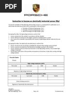 Porsche EIP Instruction