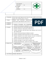 Sop Pemeriksaan Rapid Diagnosis Test Covid-19 (Vena)