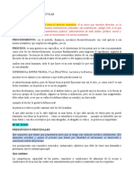 Procesos civiles: presupuestos, competencia y jerarquía judicial