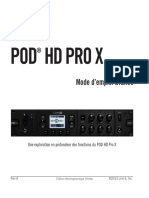 POD HD Pro X Advanced Guide - French (Rev Rev A)