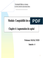 Comptabilité Des Sociétés Chapitre 4