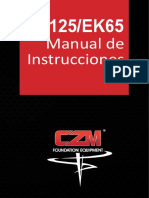 EK125 - EK65 Manual - Spanish
