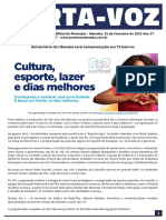 Aniversário de Uberaba Terá Comemoração em 15 Bairros