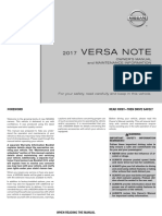 2017 VersaNote Owner Manual