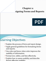 Designing Forms and Reports