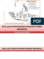 3.9.3 Peta Penyebaran Manusia Purba Di Indonesia