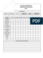 Ficha de Controle de Inspeção de Extintores