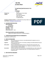 DSI-700 Safety Data Sheet: 1. Identification of The Substance/Mixture and of The Company/Undertaking