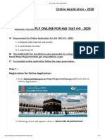 How to Apply Online for Haj 2020