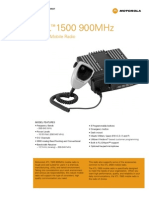 XTL 1500 900Mhz: Analog Mobile Radio
