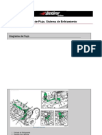 Diagrama de Flujo, Sistema de Enfriamiento ISBCM550