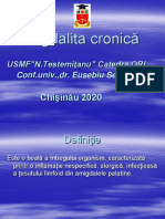 Amigdalita Cronică - Prelegere