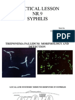 Practical Lesson NR.9 Syphilis: Emet Iu. Asistent Universitar