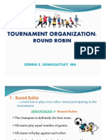 Tournament Organization:: Round Robin