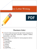 S - Updated Business Letter Writing