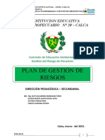 PlanGRD IE Agropecuario N°28 - 2021