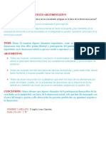 Texto Argumentativo Acerca de La Democracia CC - SS